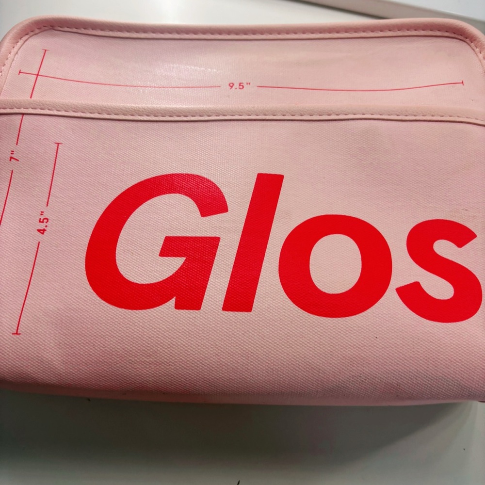 Glossier Pink Cosmetic Bag